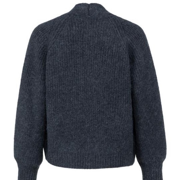 New with tags YAYA Open Knit Cardigan In Antracite Melange - Picture 2 of 3